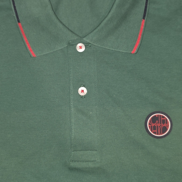 Carolina Herrera Dark Green Polo Shirt